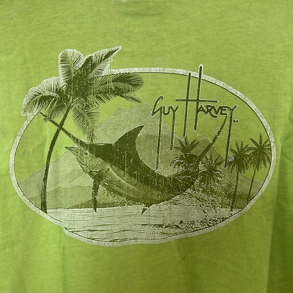 Guy Harvey Pocket T Shirt Cotton Sz L - Picture 3 of 8